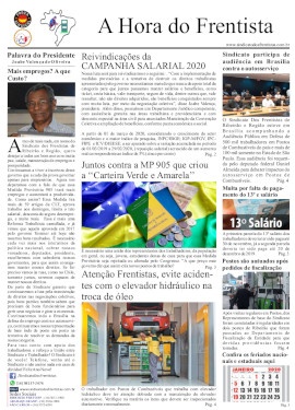 Jornal Sindicato Janeiro 2020