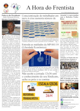 Jornal Sindicato Setembro 2019