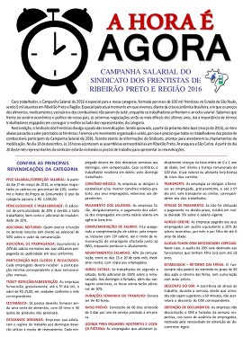 Janeiro/2016 Campanha Salarial