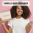 Tabelas de feriados